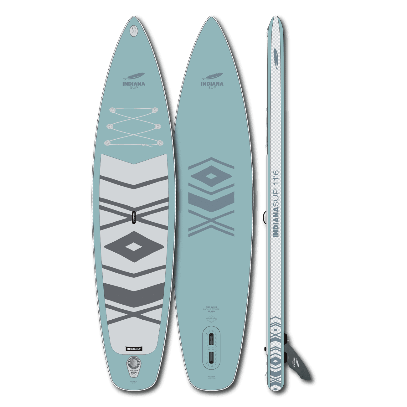 INDIANA 11'6 Family Pack misty blue